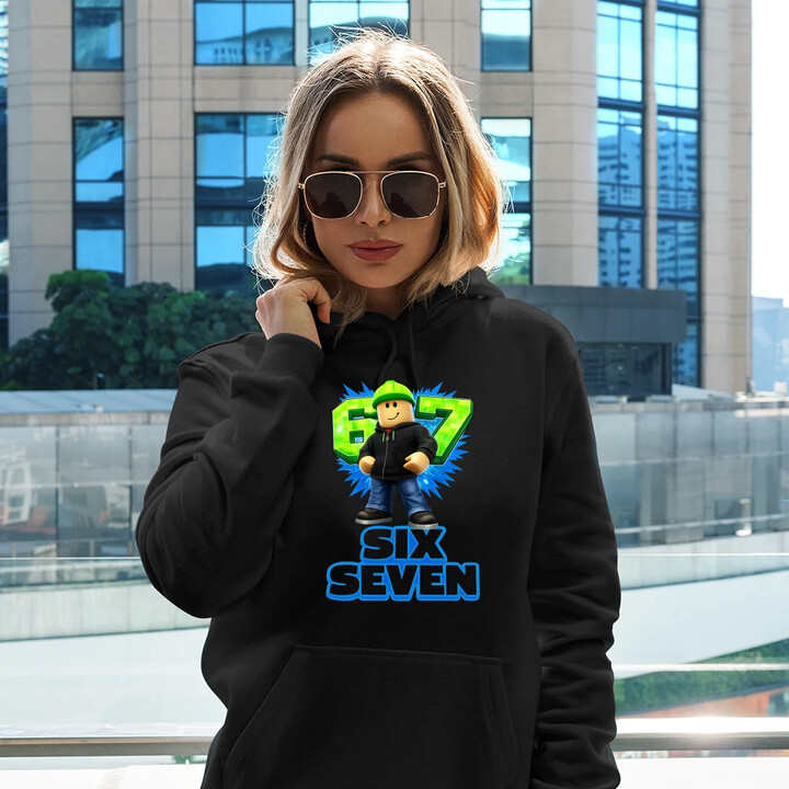 Six Seven 67 - damska bluza na prezent - inspirowane Roblox