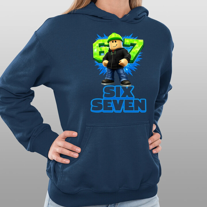 Six Seven 67 - damska bluza na prezent - inspirowane Roblox