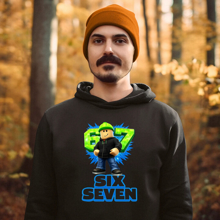 Six Seven 67 - męska bluza na prezent - inspirowane Roblox