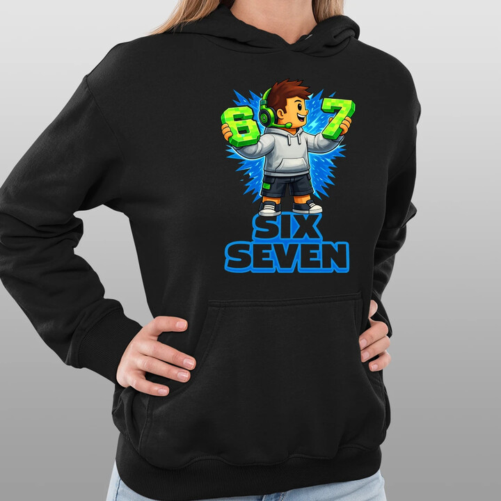 67 - Six Seven - damska bluza na prezent - inspirowane Roblox