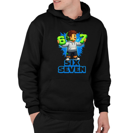 67 - Six Seven - męska bluza na prezent - inspirowane Roblox
