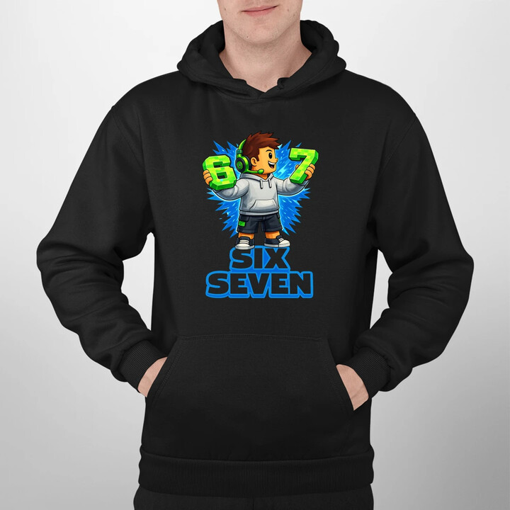 67 - Six Seven - męska bluza na prezent - inspirowane Roblox
