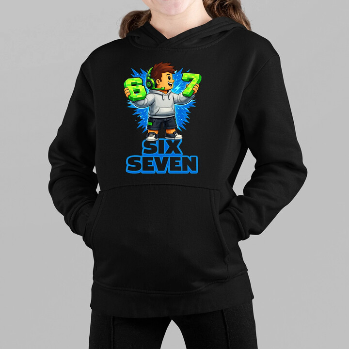 67 - Six Seven - dziecięca bluza na prezent - inspirowane Roblox
