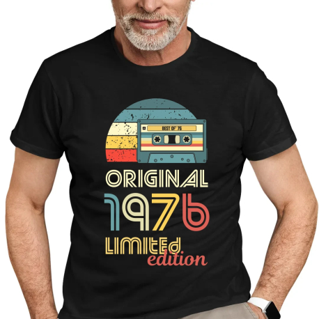 Original - best of' 1976 (50lat) - męska koszulka na prezent