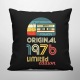 Original - best of' 1976 (50lat) - czarna poduszka na prezent
