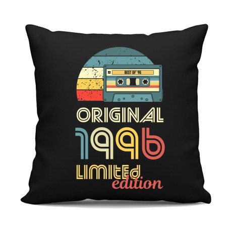 Original - best of' 1996 (30lat) - czarna poduszka na prezent