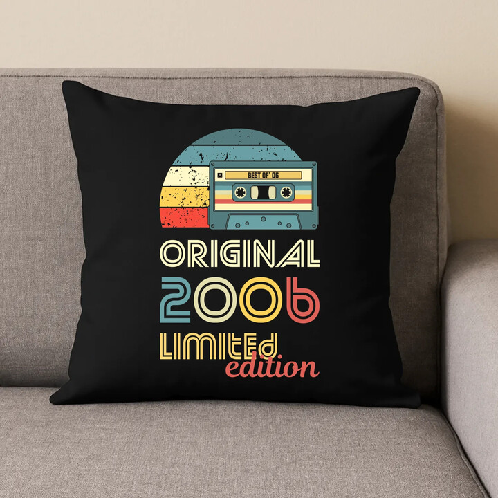 Original - best of' 2006 (20lat) - czarna poduszka na prezent