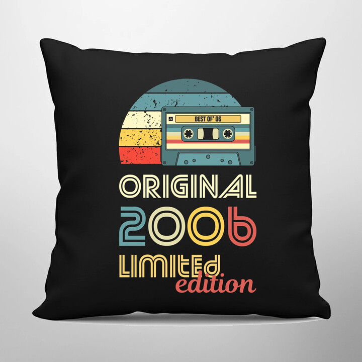 Original - best of' 2006 (20lat) - czarna poduszka na prezent