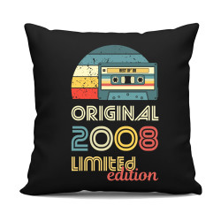 Original - best of' 2008 (18lat) - czarna poduszka na prezent
