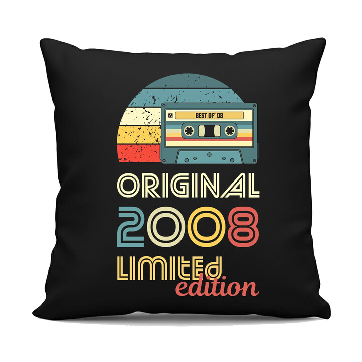 Original - best of' 2008 (18lat) - czarna poduszka na prezent
