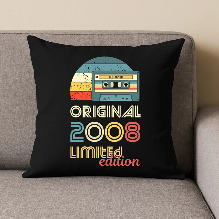 Original - best of' 2008 (18lat) - czarna poduszka na prezent