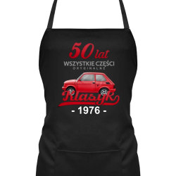 50 Lat Wszystkie części oryginalne Klasyk od 1976 - fartuch na prezent