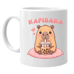 Kapibara - bubble tea - kubek na prezent