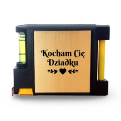 Kocham Cię Dziadku - grawerowana miara z notesikiem