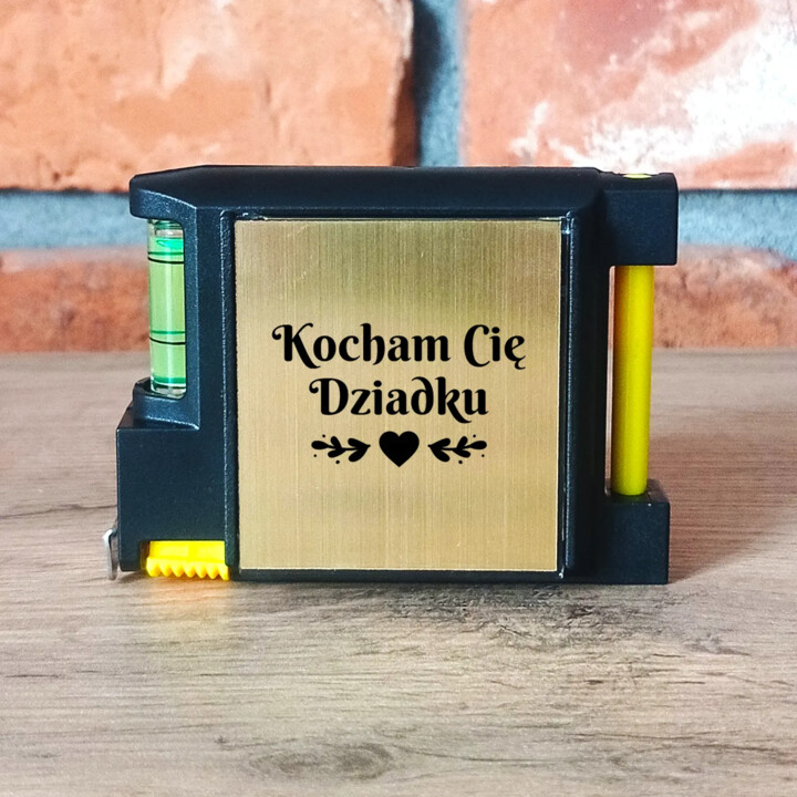 Kocham Cię Dziadku - grawerowana miara z notesikiem