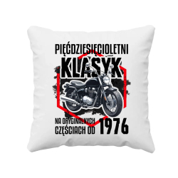 Pięćdziesięcioletni klasyk - na oryginalnych częściach od 1976 - poduszka na prezent