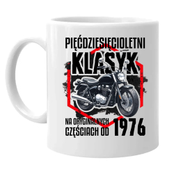 Pięćdziesięcioletni klasyk - na oryginalnych częściach od 1976 - kubek na prezent