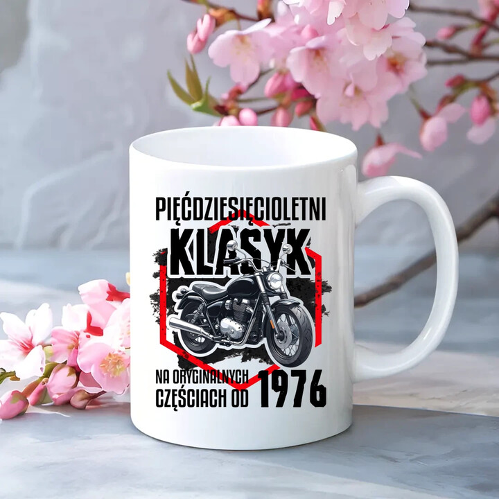 Pięćdziesięcioletni klasyk - na oryginalnych częściach od 1976 - kubek na prezent
