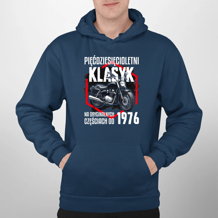 Pięćdziesięcioletni klasyk - na oryginalnych częściach od 1976 - męska bluza na prezent