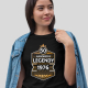 50 lat - Narodziny legendy 1976 v2 - damska koszulka na prezent