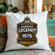 50 lat - Narodziny legendy 1976 v2 - poduszka na prezent
