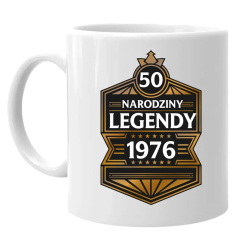 50 lat - Narodziny legendy 1976 v2 - kubek na prezent
