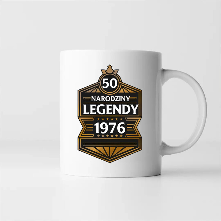 50 lat - Narodziny legendy 1976 v2 - kubek na prezent