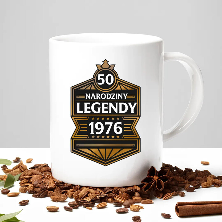 50 lat - Narodziny legendy 1976 v2 - kubek na prezent