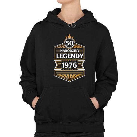 50 lat - Narodziny legendy 1976 v2 - damska bluza na prezent