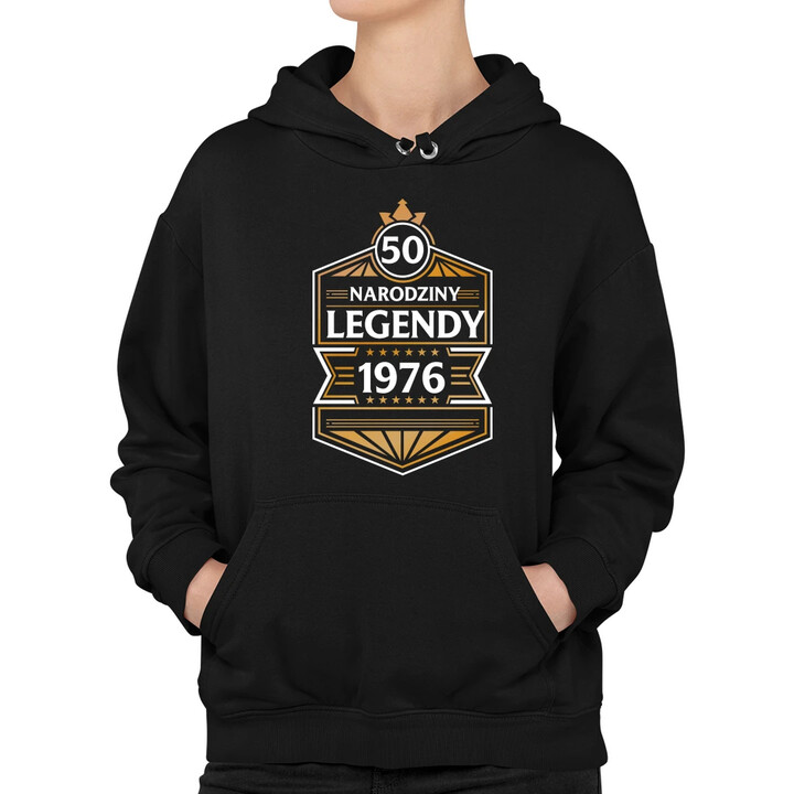 50 lat - Narodziny legendy 1976 v2 - damska bluza na prezent