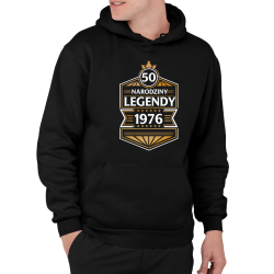 50 lat - Narodziny legendy 1976 v2 - męska bluza na prezent