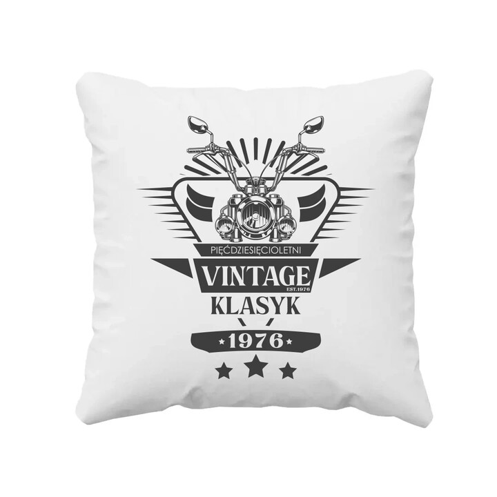Vintage klasyk - 1976 - poduszka na prezent