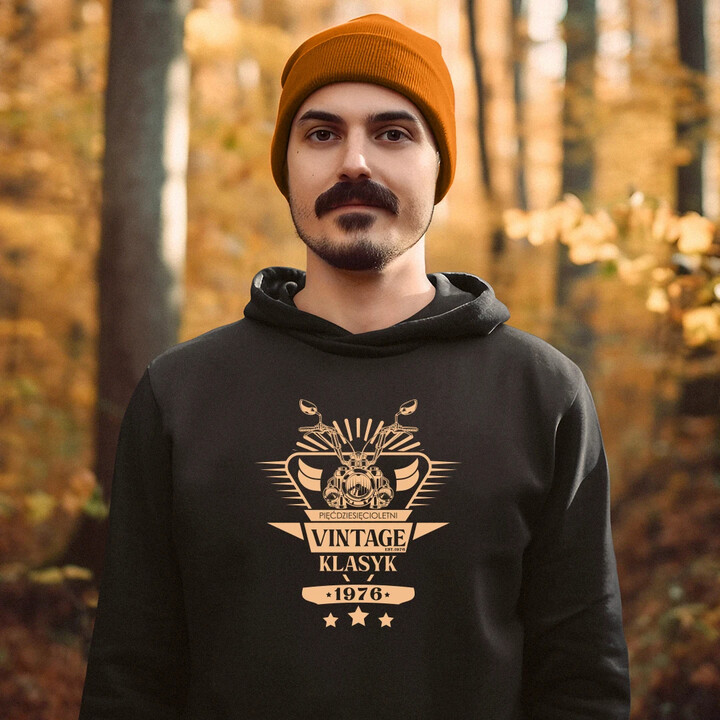 Vintage klasyk - 1976 - męska bluza na prezent