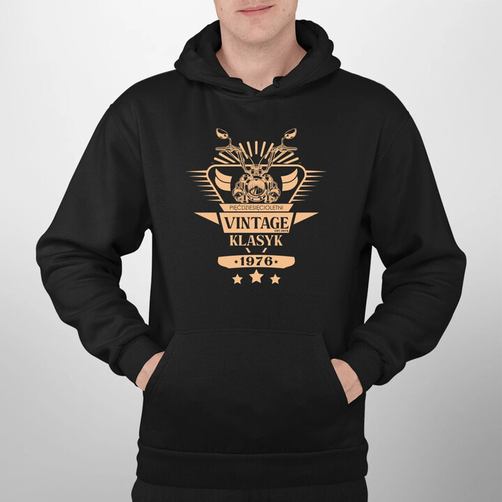 Vintage klasyk - 1976 - męska bluza na prezent