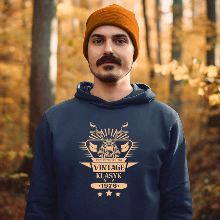 Vintage klasyk - 1976 - męska bluza na prezent