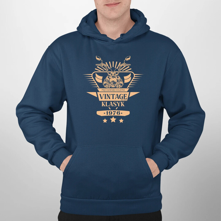 Vintage klasyk - 1976 - męska bluza na prezent