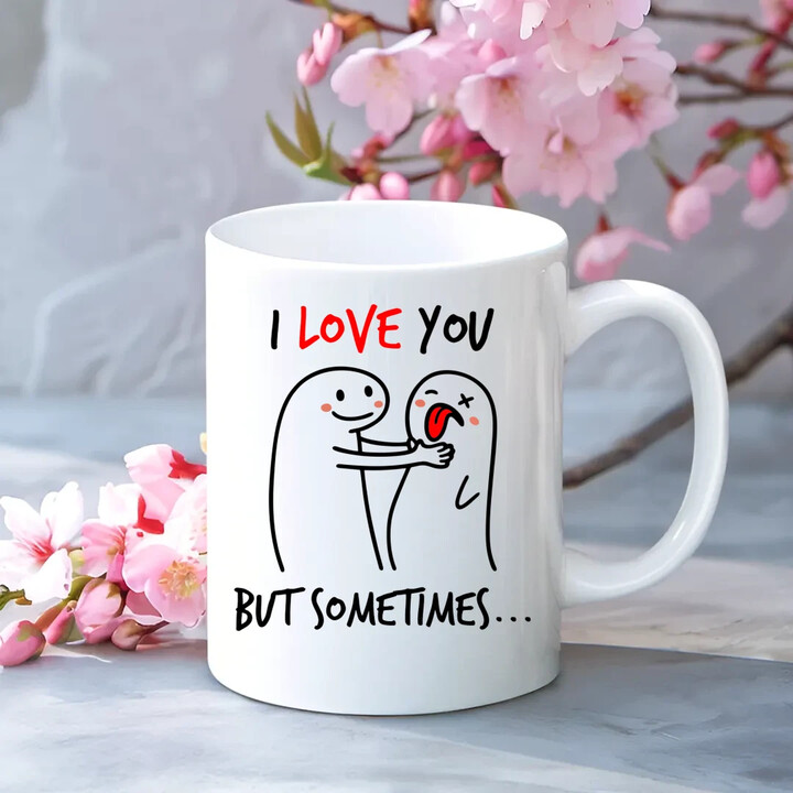 I love you, but sometimes - kubek na prezent