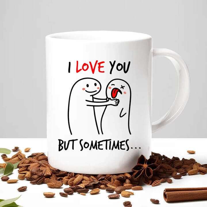 I love you, but sometimes - kubek na prezent