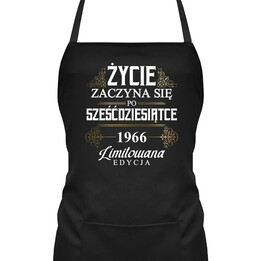 Życie zaczyna się po sześćdziesiątce 1966 Limitowana edycja - fartuch na prezent