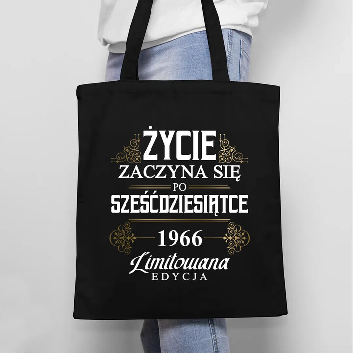 Życie zaczyna się po sześćdziesiątce 1966 Limitowana edycja - torba na prezent