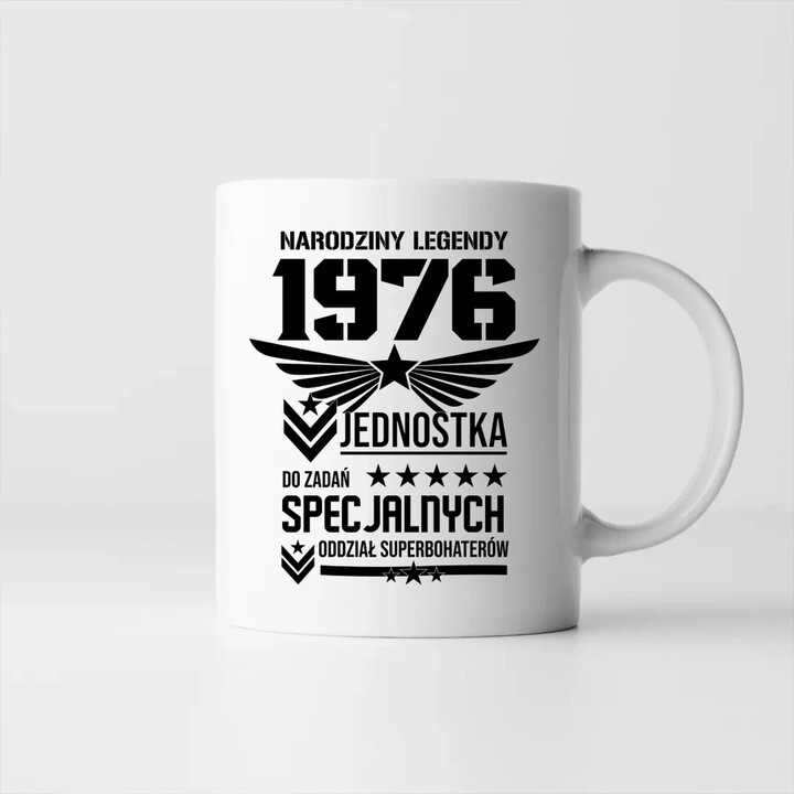 Narodziny legendy 1976 - Oddział Superbohaterów - kubek na prezent