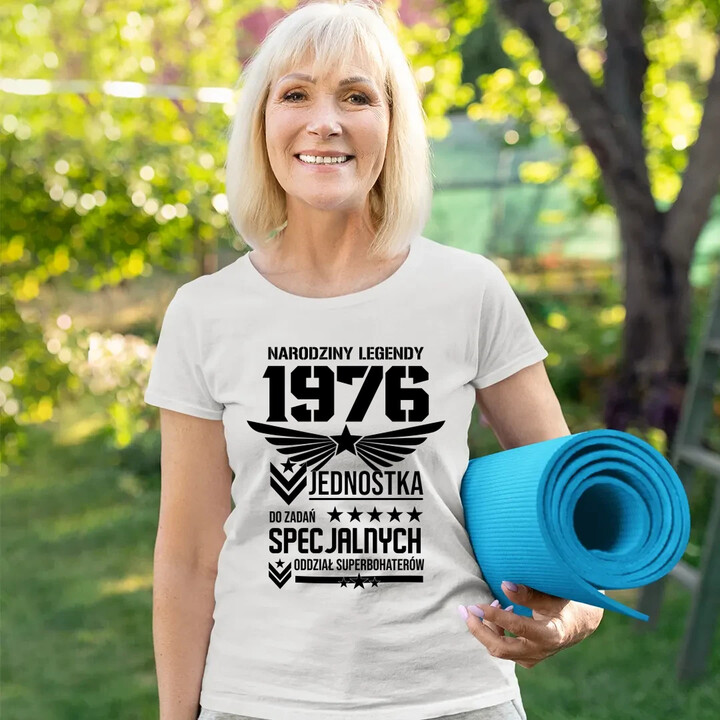 Narodziny legendy 1976 - Oddział Superbohaterów - damska koszulka na prezent