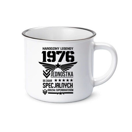 Narodziny legendy 1976 - Oddział Superbohaterów - kubek emaliowany na prezent