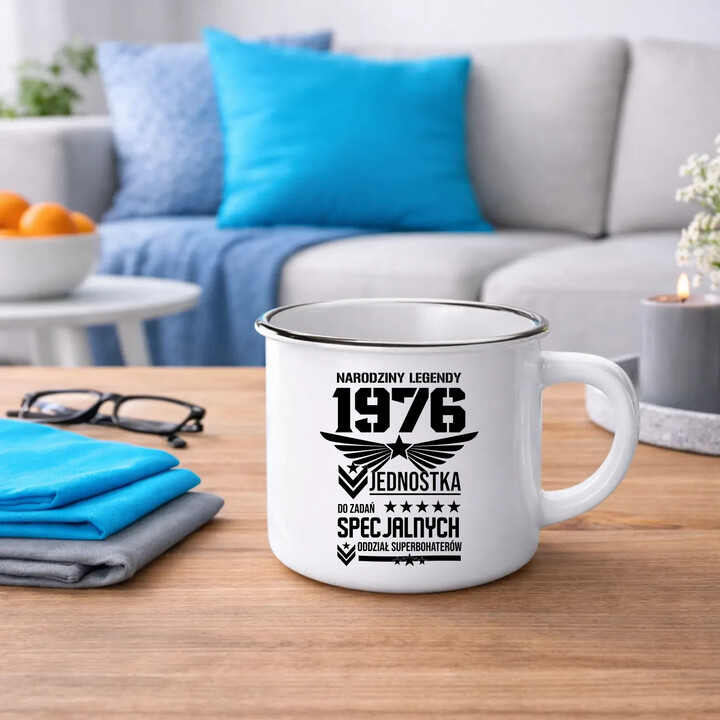 Narodziny legendy 1976 - Oddział Superbohaterów - kubek emaliowany na prezent