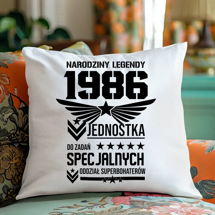 Narodziny legendy 1986 - Oddział Superbohaterów - poduszka na prezent
