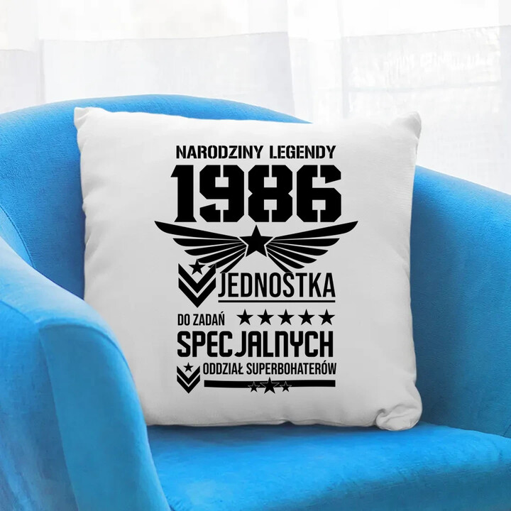 Narodziny legendy 1986 - Oddział Superbohaterów - poduszka na prezent