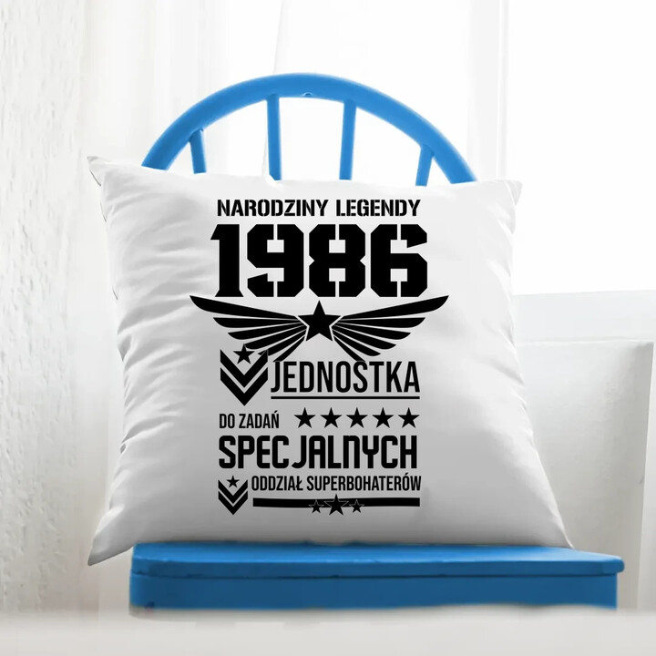 Narodziny legendy 1986 - Oddział Superbohaterów - poduszka na prezent