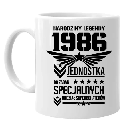 Narodziny legendy 1986 - Oddział Superbohaterów - kubek na prezent