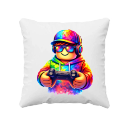 Gracz - dla fanów gry Roblox - poduszka na prezent