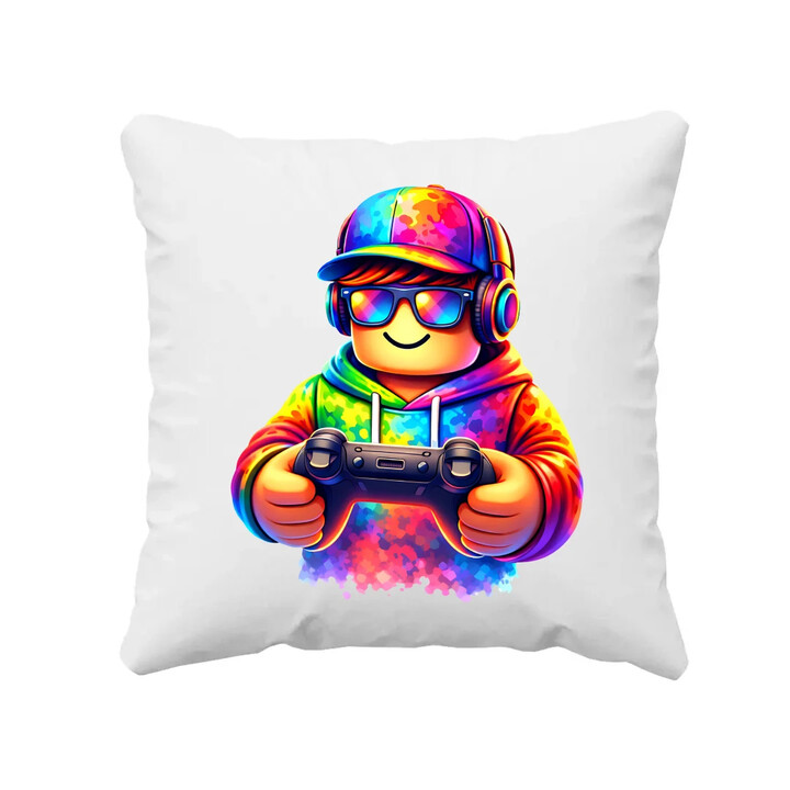 Gracz - dla fanów gry Roblox - poduszka na prezent